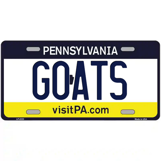 Goats Pennsylvania Metal Sign