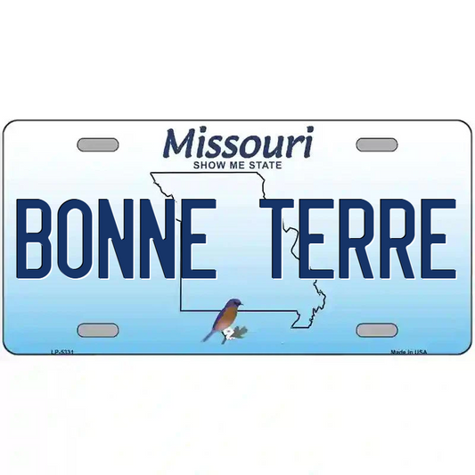 Bonne Terre Missouri Metal Sign