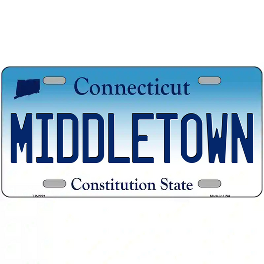 Middletown Connecticut Metal Sign
