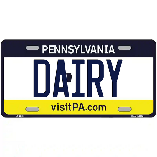 Dairy Pennsylvania Metal Sign