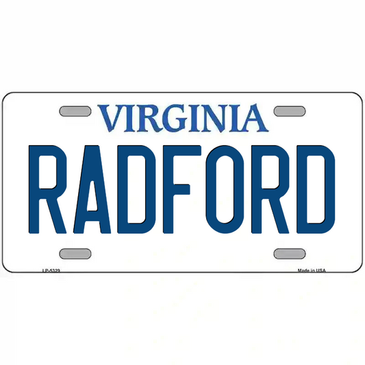 Radford Virginia Metal Sign