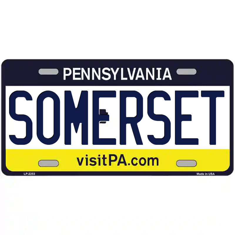 Somerset Pennsylvania Metal Sign