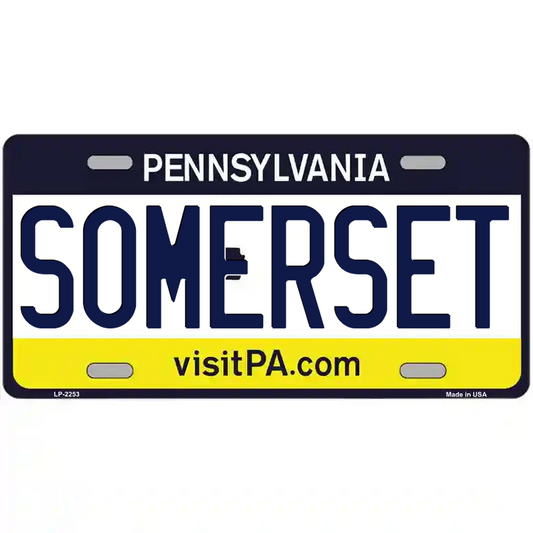 Somerset Pennsylvania Metal Sign