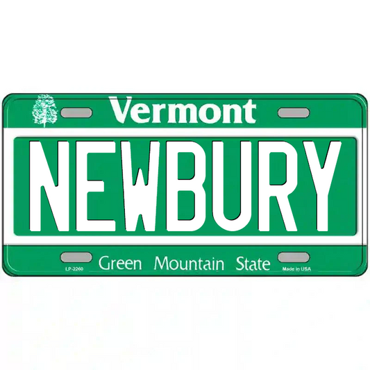 Newbury Vermont Metal Sign