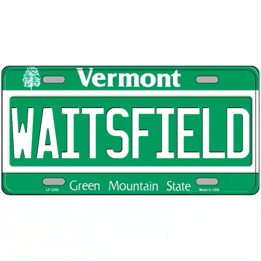 Waitsfield Vermont Metal Sign
