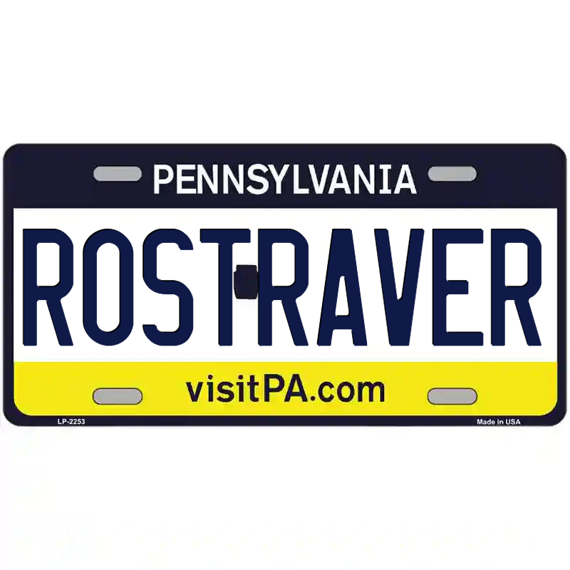 Rostraver Pennsylvania Metal Sign