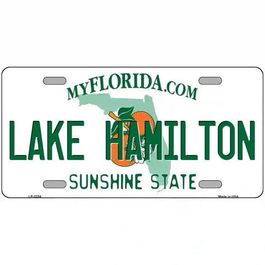 Lake Hamilton Florida Metal Sign