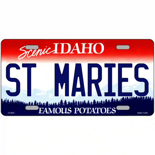 St Maries Idaho Metal Sign