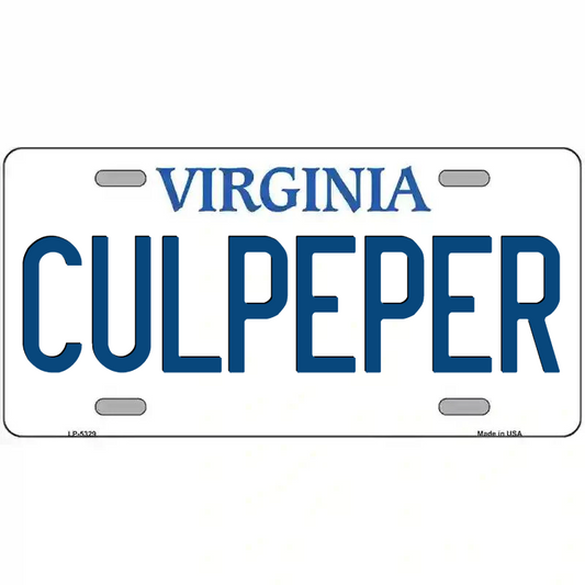 Culpeper Virginia Metal Sign