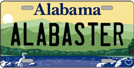 Alabaster Alabama Metal Sign