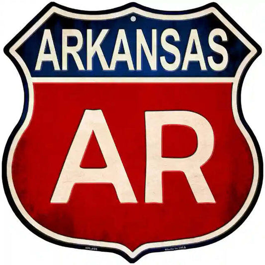Arkansas Highway Shield Metal Sign