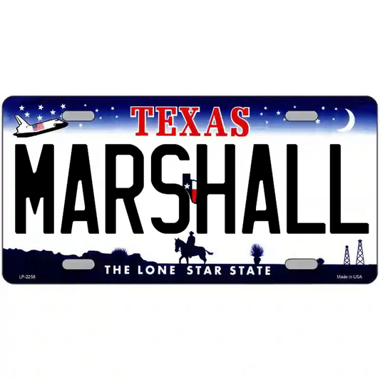Marshall Texas Metal Sign