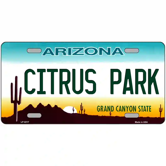 Citrus Park Arizona Metal Sign