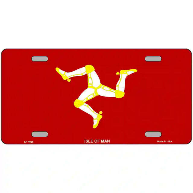 Isle of Man Flag Metal Sign
