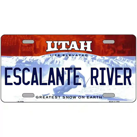 Escalante River Utah Metal Sign