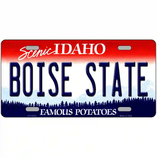 Boise State Idaho Metal Sign