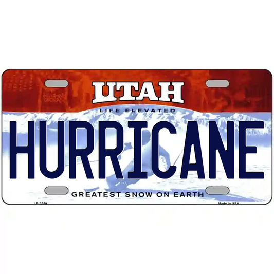 Hurricane Utah Metal Sign