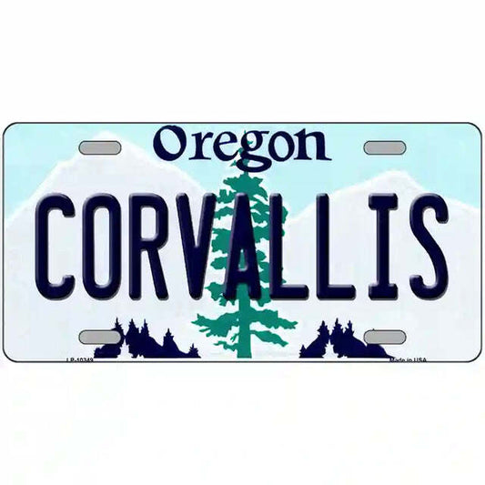 Corvallis Oregon Metal Sign