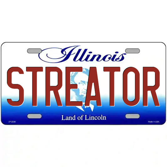 Streator Illinois Metal Sign