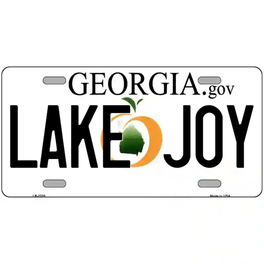 Lake Joy Georgia Metal Sign