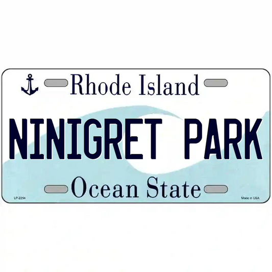 Ninigret Park Rhode Island Metal Sign