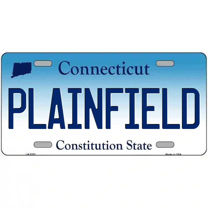 Plainfield Connecticut Metal Sign