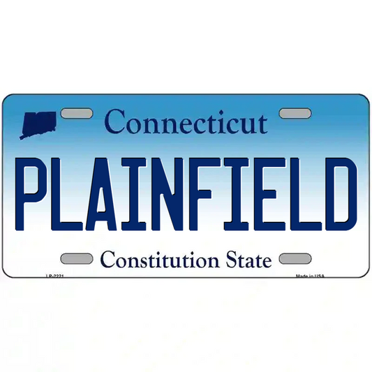 Plainfield Connecticut Metal Sign