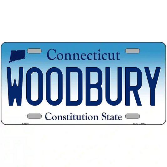 Woodbury Connecticut Metal Sign