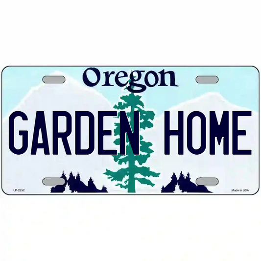 Garden Home Oregon Metal Sign