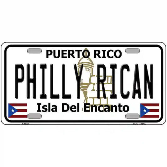 Philly Rican Puerto Rico Metal Sign