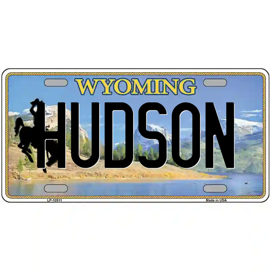 Hudson Wyoming Metal Sign