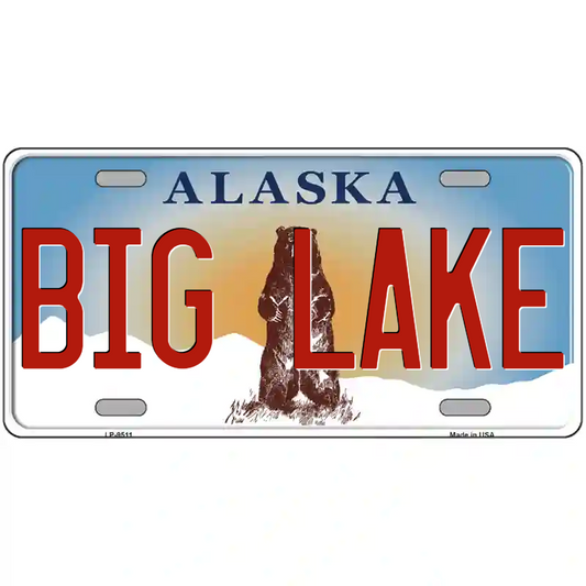 Big Lake Alaska Metal Sign