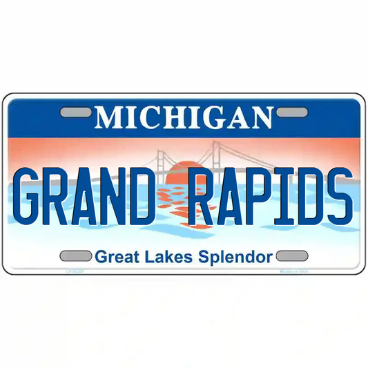 Grand Rapids Michigan Great Lakes Metal Sign