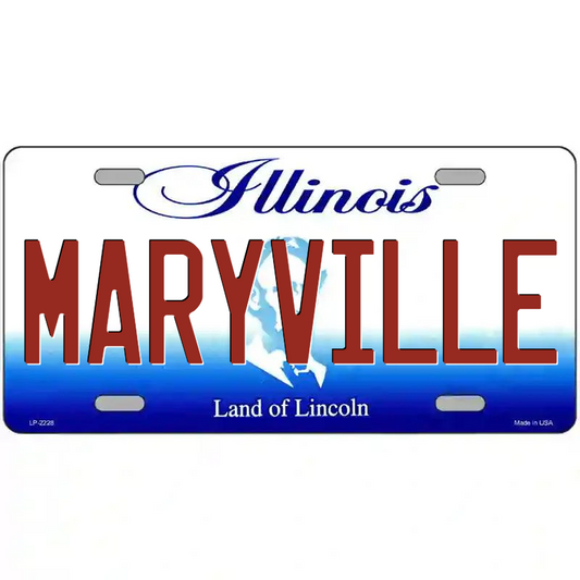 Maryville Illinois Metal Sign