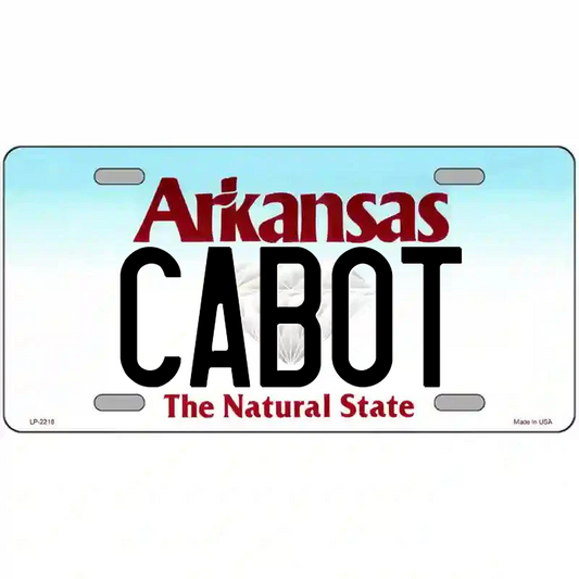 Cabot Arkansas Metal Sign