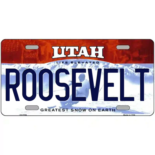 Roosevelt Utah Metal Sign