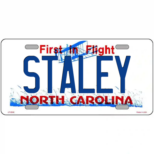 Staley North Carolina Metal Sign