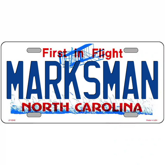 Marksman North Carolina Metal Sign
