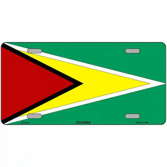 Guyana Flag Metal Sign