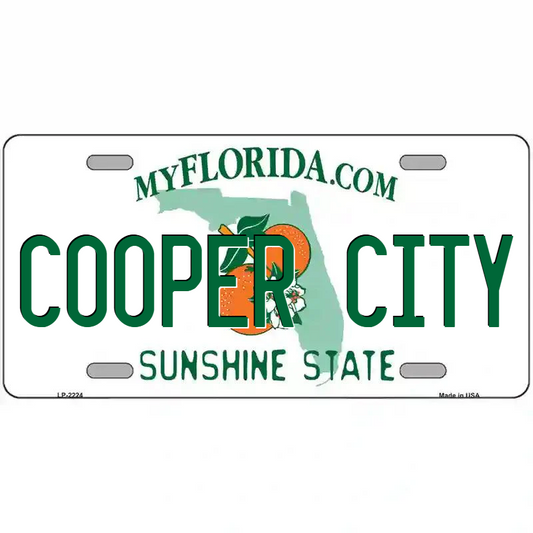 Cooper City Florida Metal Sign