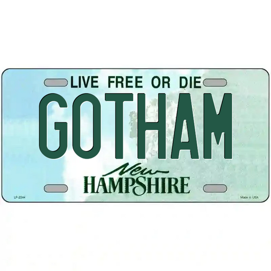 Gotham New Hampshire Metal Sign