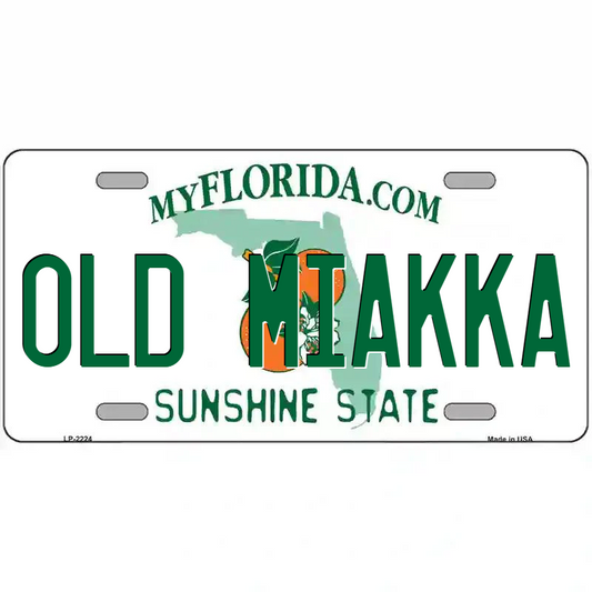 Old Miakka Florida Metal Sign