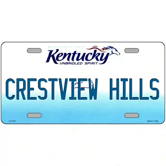 Crestview Hills Kentucky Metal Sign