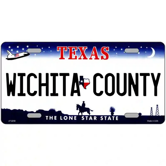 Wichita County Texas Metal Sign
