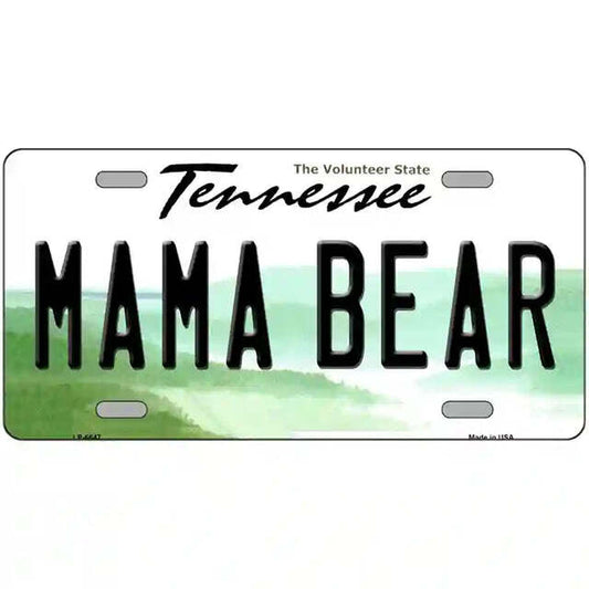 Mama Bear Tennessee Metal Sign