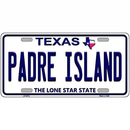 Padre Island Texas Metal Sign