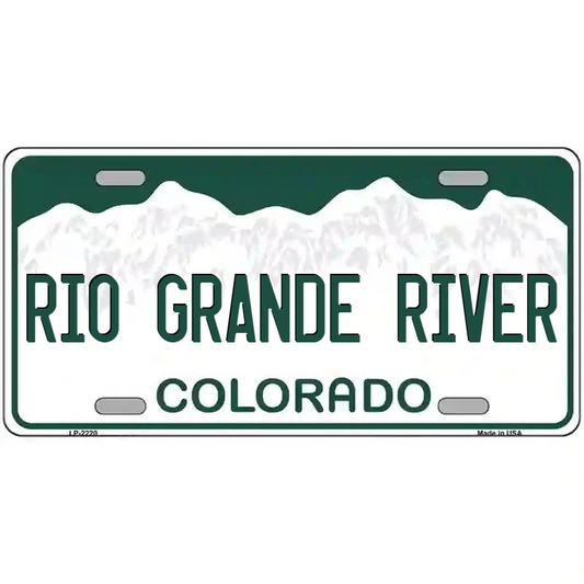 Rio Grande River Colorado Metal Sign