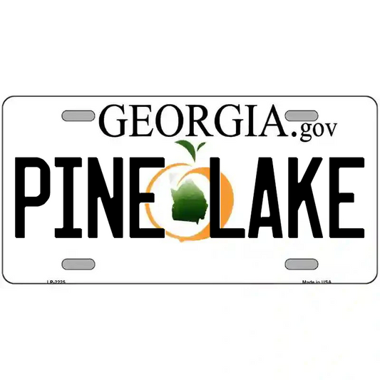 Pine Lake Georgia Metal Sign