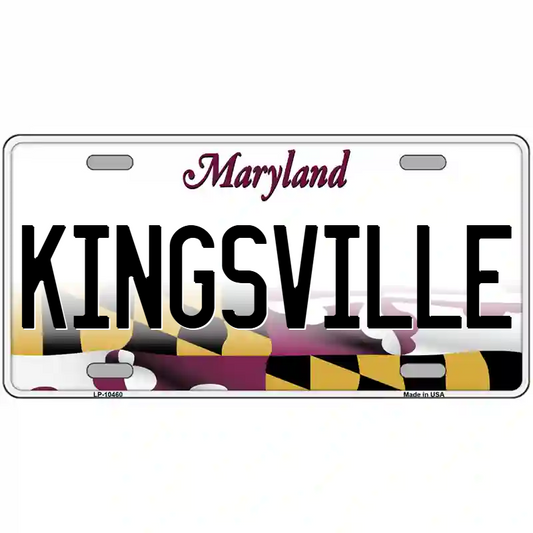 Kingsville Maryland Metal Sign