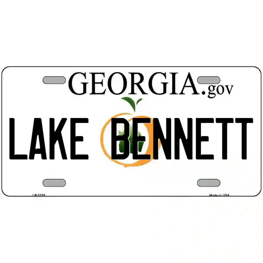 Lake Bennett Georgia Metal Sign